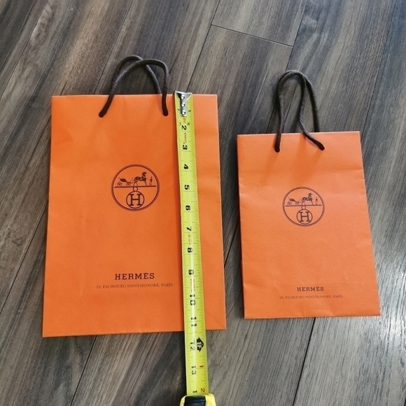 AUTHENTIC Hermes iconic paper bag gift bag - Picture 4 of 5